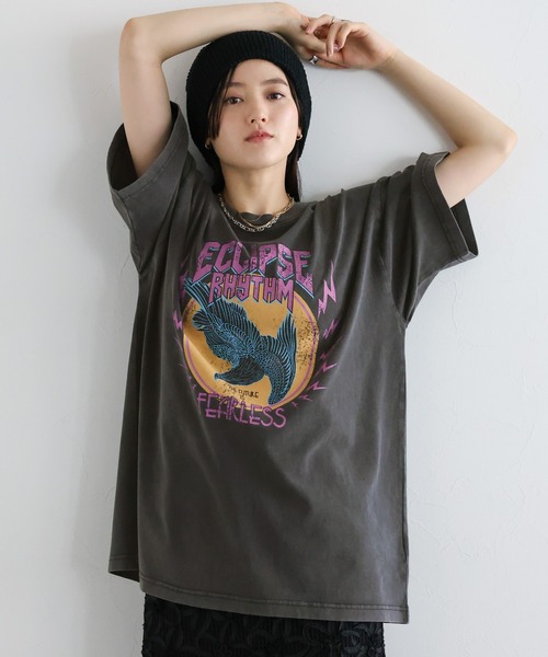RAGEBLUE（レイジブルー）の「ヴィンテージライク/ブリーチバンドTシャツ（Tシャツ/カットソー・メンズ・その他17/その他16/その他19/その他18・LARGE/MEDIUM）」の2枚目の写真