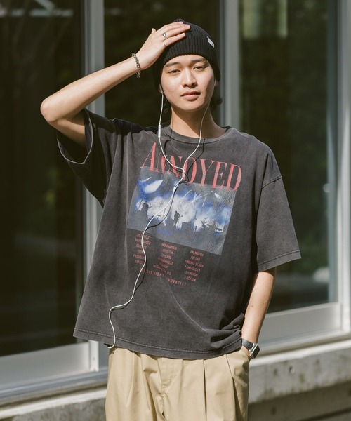 RAGEBLUE（レイジブルー）の「ヴィンテージライク/ブリーチバンドTシャツ（Tシャツ/カットソー・メンズ・その他17/その他16/その他19/その他18・LARGE/MEDIUM）」の4枚目の写真