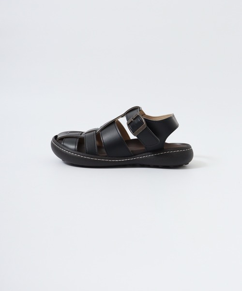 Re:getA(リゲッタ)の「RegettaCanoe グルカサンダル CJNT1002(サンダル・レディース・ブラック/アイボリー/ダークブラウン・L/S/M)」の17枚目の写真