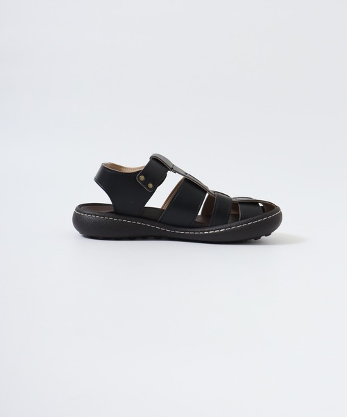 Re:getA(リゲッタ)の「RegettaCanoe グルカサンダル CJNT1002(サンダル・レディース・ブラック/アイボリー/ダークブラウン・L/S/M)」の19枚目の写真