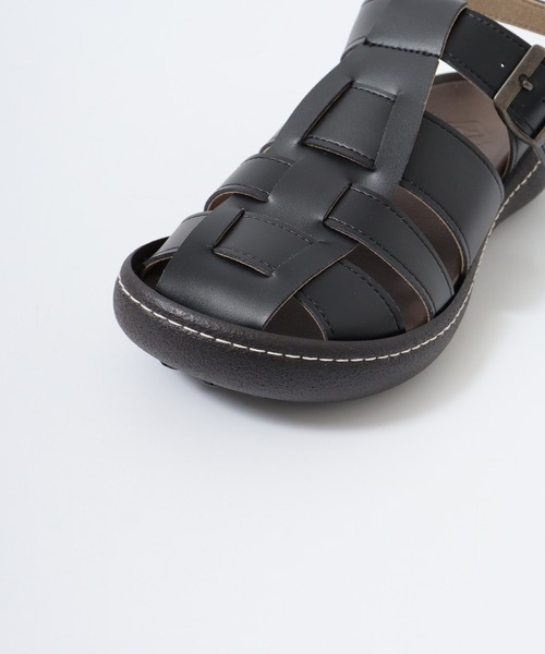 Re:getA(リゲッタ)の「RegettaCanoe グルカサンダル CJNT1002(サンダル・レディース・ブラック/アイボリー/ダークブラウン・L/S/M)」の16枚目の写真