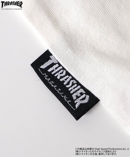 THRASHER（スラッシャー）の「【B NEW JACK】THRASHERTシャツ（Tシャツ/カットソー・キッズ・ブラック/オフホワイト・160/100/110/120/130/140/150/90）」の18枚目の写真