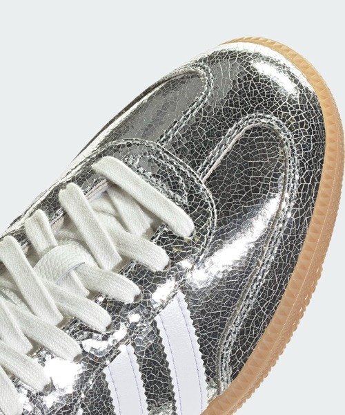 adidas（アディダス）の「サンバ OG / Samba OG / アディダスオリジナルス adidas Originals（スニーカー・レディース・シルバー/ゴールド・22.5cm/23.0cm/23.5cm/24.0cm/24.5cm/25.0cm/22.0cm/25.5cm/26.0cm/26.5cm/27.0cm/27.5cm/28.0cm/28.5cm/29.0cm）」の13枚目の写真