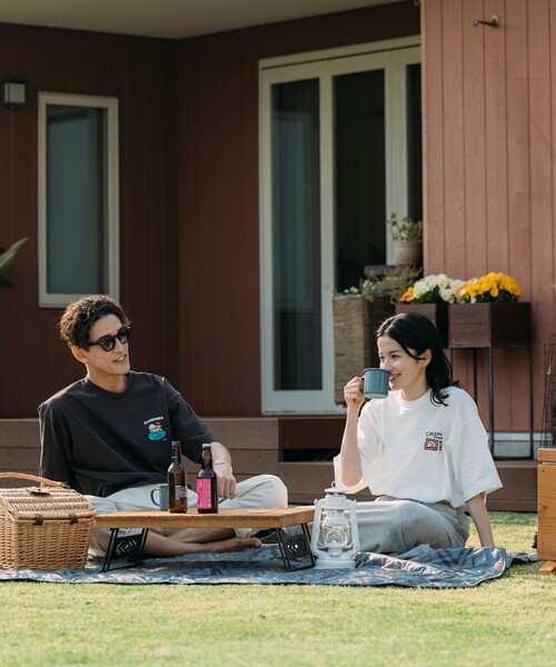 COLEMAN（コールマン）の「Coleman/コールマン Coleman×matsui×FREAK'S STORE 別注 コールマン matsui lake sied SS TEE バックプリント クルーネック 半袖T（Tシャツ/カットソー・メンズ・ライトグレー/オリーブ/ホワイト/チャコールグレー・LARGE/SMALL/MEDIUM）」の19枚目の写真