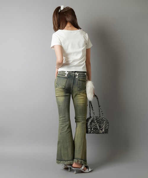 SPINNS(スピンズ)の「平成ギャルTシャツ/ユリ(Tシャツ/カットソー・レディース・オフホワイト/ブラック・ONESIZE)」の13枚目の写真