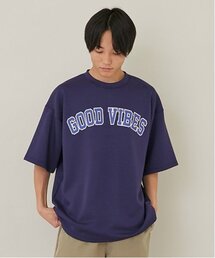 GLAZOS | 【大人向けサイズあり】【接触冷感】エアリークッション・アーチロゴ半袖Tシャツ(Tシャツ/カットソー)