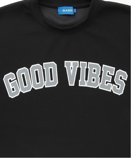 GLAZOS(グラソス)の「【大人向けサイズあり】【接触冷感】エアリークッション・アーチロゴ半袖Tシャツ(Tシャツ/カットソー・キッズ・ブラック/グレー/ネイビー・LL/S/M/L)」の7枚目の写真