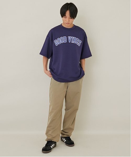 GLAZOS(グラソス)の「【大人向けサイズあり】【接触冷感】エアリークッション・アーチロゴ半袖Tシャツ(Tシャツ/カットソー・キッズ・ブラック/グレー/ネイビー・LL/S/M/L)」の18枚目の写真