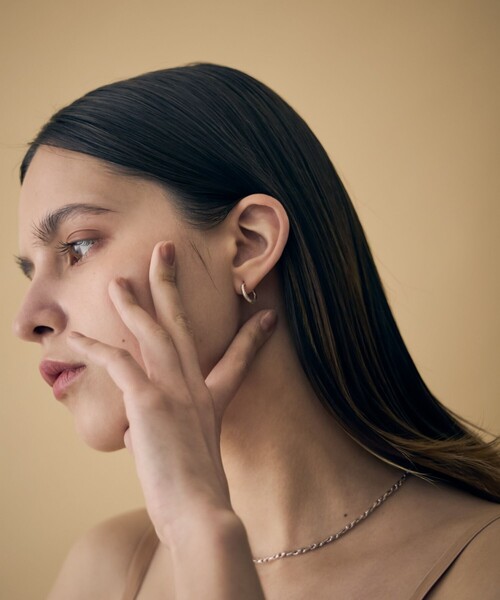 ミスト フープピアス（ピアス（両耳用））｜ete bijoux（エテビジュー