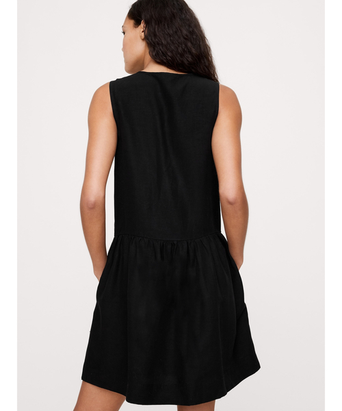 Banana Republic（バナナリパブリック）の「エンブロイダリー テンセル(TM)リネン ミニドレス（ワンピース・レディース・ピンク系その他/ブラック・M/XS/L/S）」の4枚目の写真