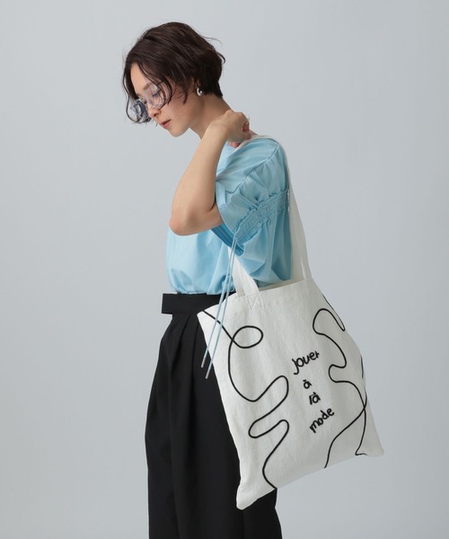 セール】コード刺繍BIGトート 451460（トートバッグ）｜LEPSIM