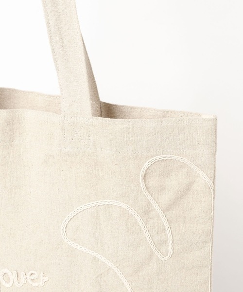LEPSIM（レプシィム）の「コード刺繍BIGトート　451460（トートバッグ・レディース・オフホワイト/ベージュ・ONE SIZE）」の13枚目の写真