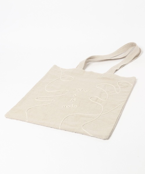 LEPSIM（レプシィム）の「コード刺繍BIGトート　451460（トートバッグ・レディース・オフホワイト/ベージュ・ONE SIZE）」の15枚目の写真