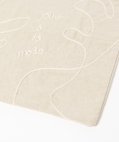 LEPSIM（レプシィム）の「コード刺繍BIGトート　451460（トートバッグ・レディース・オフホワイト/ベージュ・ONE SIZE）」の19枚目の写真