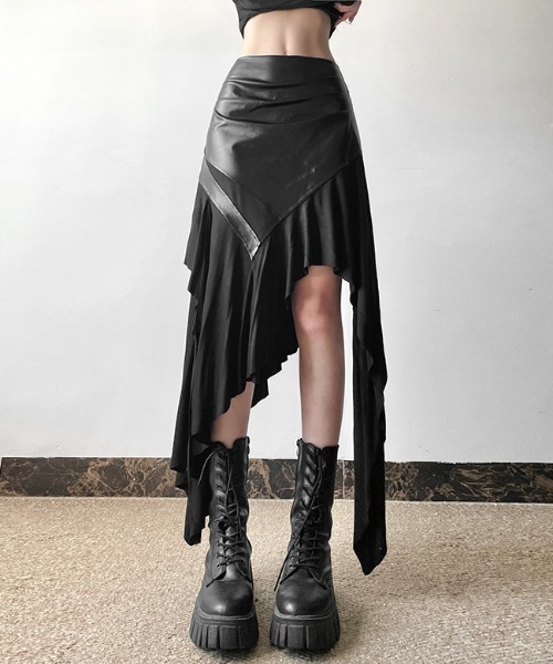 Switching Layered Skirt / 切り替えレイヤードスカート