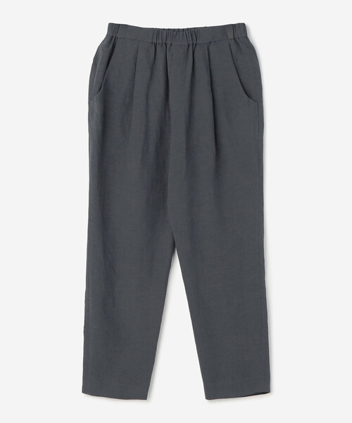 MORRIS & SONS モリスアンドサンズ リネンチェックワイドパンツ