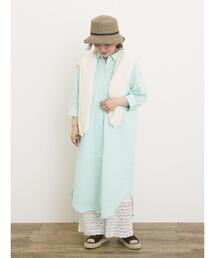 Samansa Mos2 | ◎柄アソートシャツワンピース(ワンピース)