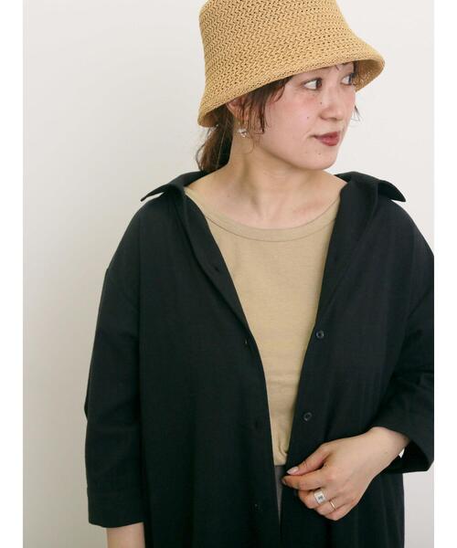 Samansa Mos2（サマンサ モスモス）の「【S/Mサイズ】◎柄アソートシャツワンピース（ワンピース・レディース・ミント/オフホワイト/ブルー/ブラック・S/M）」の19枚目の写真