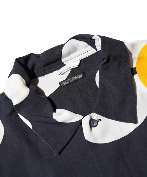 SUNNY SPORTS(サニースポーツ)の「SN PRINTED BOX SHIRT(シャツ/ブラウス・メンズ・ホワイト/ブラック・L/M)」の12枚目の写真