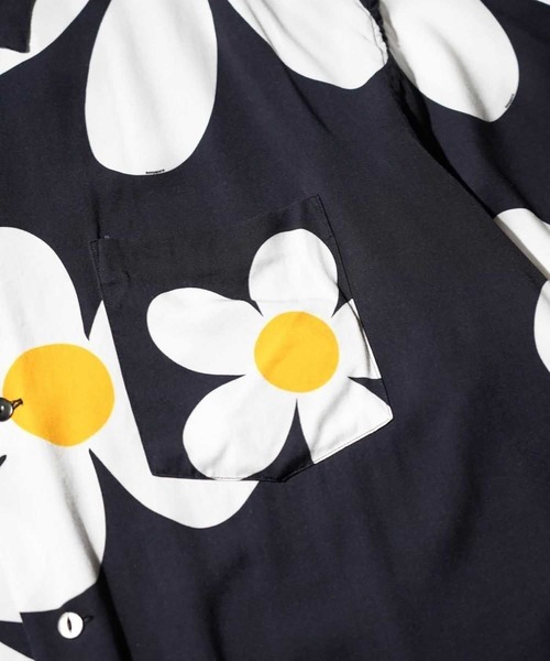 SUNNY SPORTS(サニースポーツ)の「SN PRINTED BOX SHIRT(シャツ/ブラウス・メンズ・ホワイト/ブラック・L/M)」の13枚目の写真
