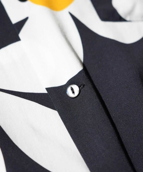 SUNNY SPORTS(サニースポーツ)の「SN PRINTED BOX SHIRT(シャツ/ブラウス・メンズ・ホワイト/ブラック・L/M)」の14枚目の写真