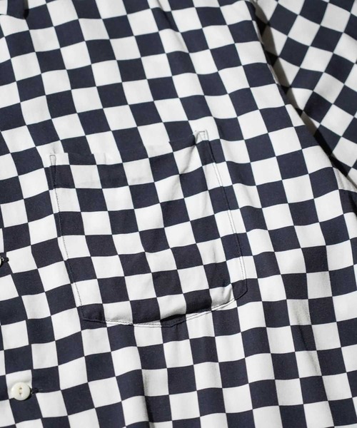 SUNNY SPORTS(サニースポーツ)の「SN PRINTED BOX SHIRT(シャツ/ブラウス・メンズ・ホワイト/ブラック・L/M)」の4枚目の写真