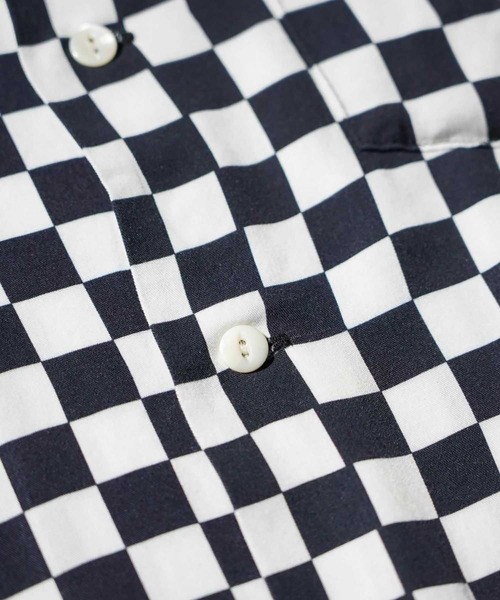 SUNNY SPORTS(サニースポーツ)の「SN PRINTED BOX SHIRT(シャツ/ブラウス・メンズ・ホワイト/ブラック・L/M)」の5枚目の写真