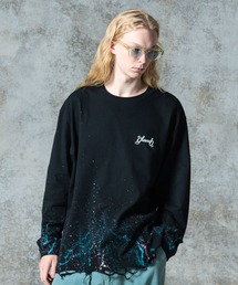 glamb グラム 再構築 パッチワーク 長袖Tシャツ ロンT ガウディアギー glamb｜グラムのTシャツ/カットソー（長袖）通販 - ZOZOTOWN