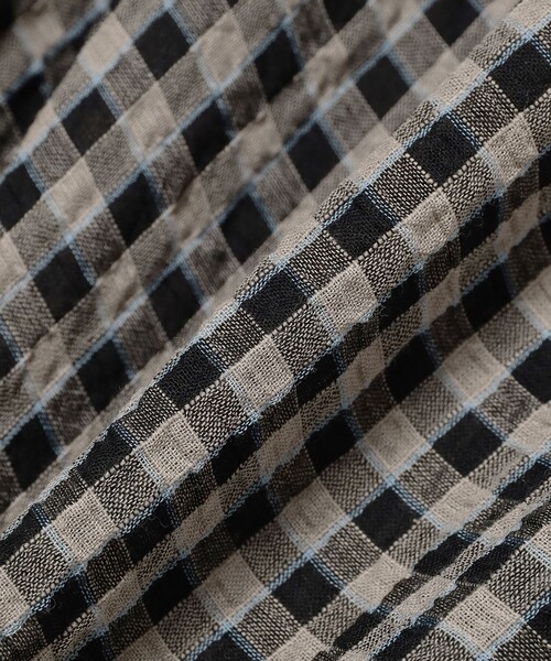 Ray BEAMS（レイビームス）の「ワッシャー チェック キャミワンピース（ワンピース・レディース・ラベンダー/ブラック・ONE SIZE）」の12枚目の写真