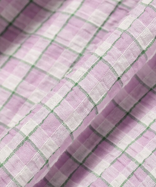 Ray BEAMS（レイビームス）の「ワッシャー チェック キャミワンピース（ワンピース・レディース・ラベンダー/ブラック・ONE SIZE）」の18枚目の写真