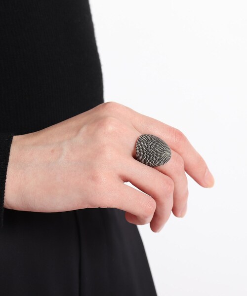 HIROKO HAYASHI(ヒロコハヤシ)の「RICAMO(リカーモ)指輪(リング・レディース・ゴールド/シルバー/ブラック・00/01)」の8枚目の写真