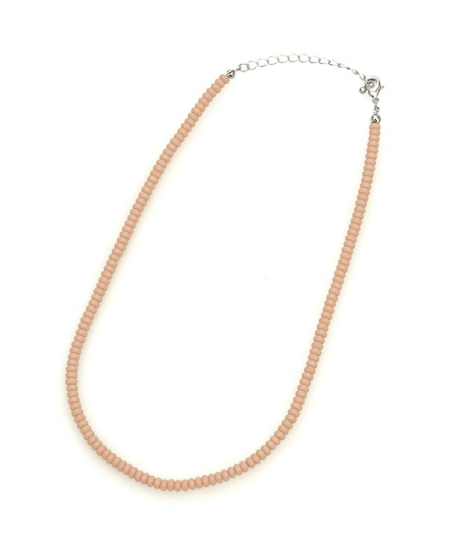 an meets zakka(アンミツザッカ)の「an meets zakka ガラスビーズネックレス(40cm)(ネックレス・レディース・ブルー/グリーン/レッド/ベージュ/ブラック/ホワイト・40cm)」の3枚目の写真