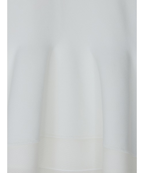 Ameri（アメリ）の「MEDI WHOLEGARMENT PEPLUM KNIT TOP（Tシャツ/カットソー・レディース・パープル/ホワイト/ブラック・SMALL/MEDIUM）」の19枚目の写真