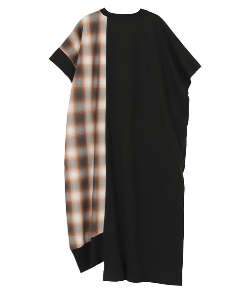 ZUCCa（ズッカ）の「チェックドッキングジャージィー / ワンピース / S（ワンピース・レディース・ネイビー/ブラック/ホワイト・M size）」の9枚目の写真