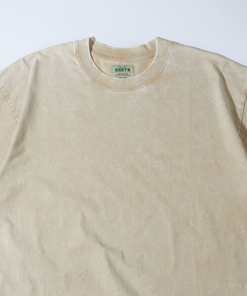 WHO'S WHO gallery（フーズフーギャラリー）の「【3サイズ展開】KOOKY'NケミカルウォッシュTEE（Tシャツ/カットソー・レディース・アイボリー/チャコールグレー/グレー・MEDIUM/LARGE/SMALL）」の2枚目の写真