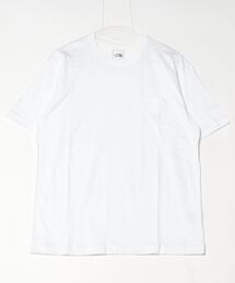 THE NORTH FACE Tシャツ・カットソー 白 3500425E0176 THE NORTH FACE ザノースフェイス ネックライン ロゴ Tシャツ