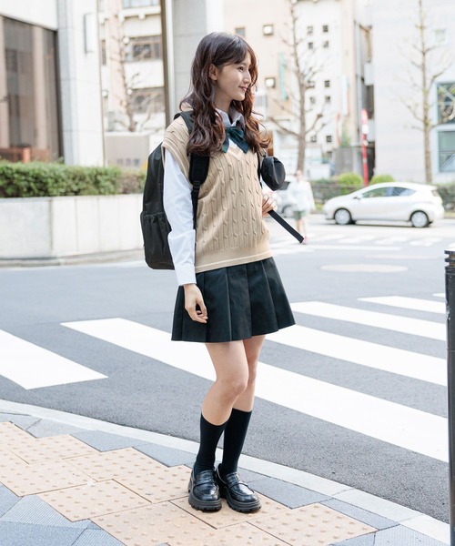 GLOBAL WORK(グローバルワーク)の「スクールリボン/AND YUA ANY/494515(ネクタイ・キッズ・ベージュ系その他/ネイビー系8・FREE)」の5枚目の写真