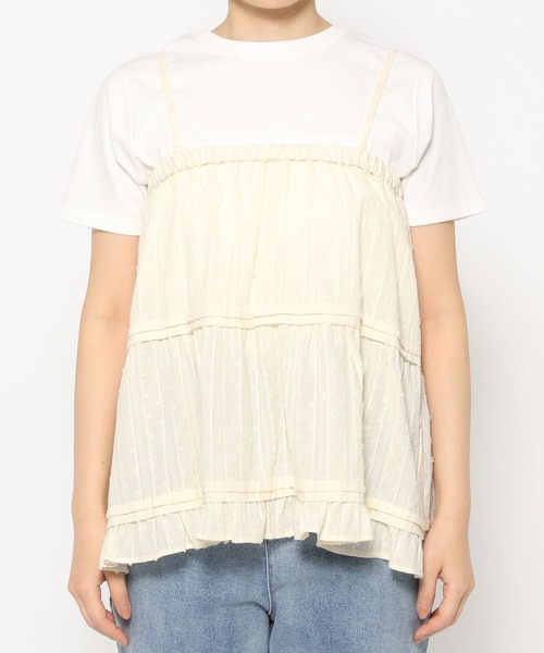 LEPSIM(レプシィム)の「2WAYレイヤードスカート 492020(スカート・レディース・ブラック/オフホワイト・FREE)」の12枚目の写真