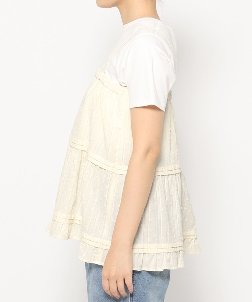 LEPSIM(レプシィム)の「2WAYレイヤードスカート 492020(スカート・レディース・ブラック/オフホワイト・FREE)」の13枚目の写真