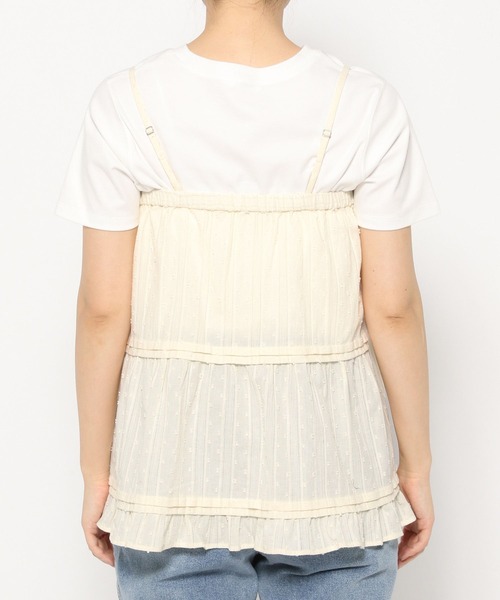 LEPSIM(レプシィム)の「2WAYレイヤードスカート 492020(スカート・レディース・ブラック/オフホワイト・FREE)」の14枚目の写真