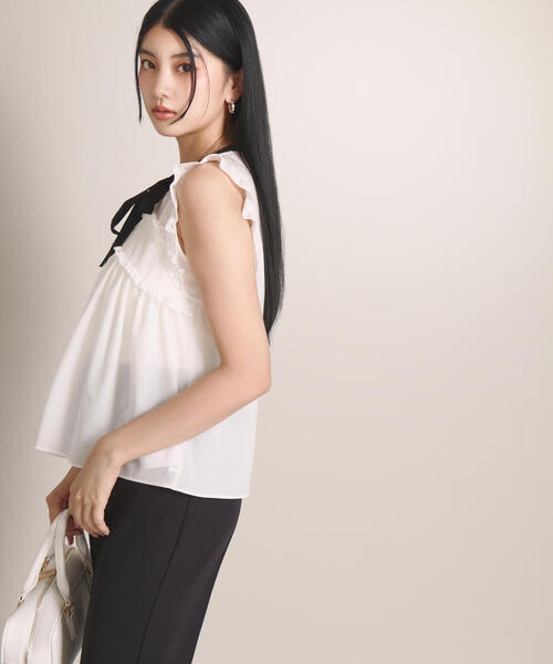 PROPORTION BODY DRESSING（プロポーションボディドレッシング）の「美脚フレアーパンツ / 1215230602（その他パンツ・レディース・ホワイト系その他/ブラック・MEDIUM/SMALL/P/S）」の5枚目の写真