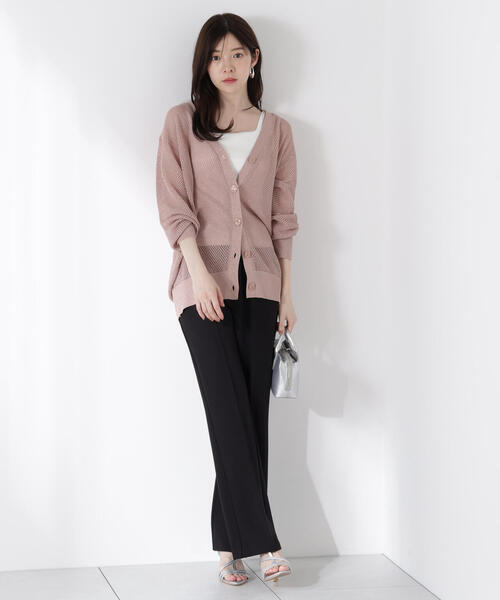 PROPORTION BODY DRESSING（プロポーションボディドレッシング）の「美脚フレアーパンツ / 1215230602（その他パンツ・レディース・ホワイト系その他/ブラック・MEDIUM/SMALL/P/S）」の7枚目の写真