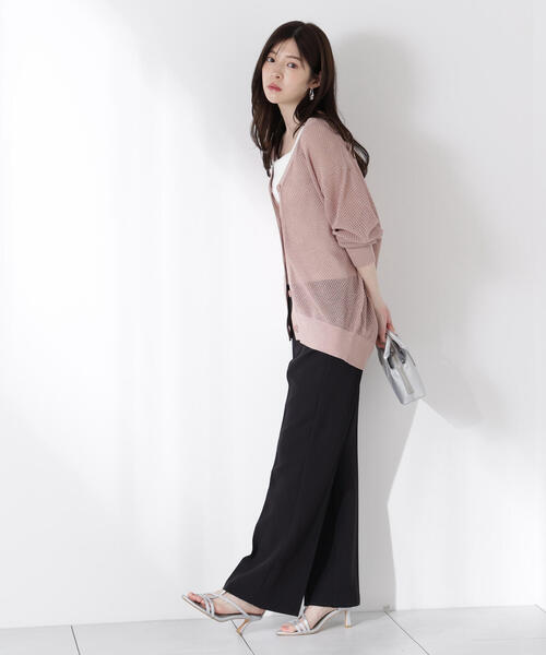 PROPORTION BODY DRESSING（プロポーションボディドレッシング）の「美脚フレアーパンツ / 1215230602（その他パンツ・レディース・ホワイト系その他/ブラック・MEDIUM/SMALL/P/S）」の10枚目の写真