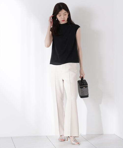 PROPORTION BODY DRESSING（プロポーションボディドレッシング）の「美脚フレアーパンツ / 1215230602（その他パンツ・レディース・ホワイト系その他/ブラック・MEDIUM/SMALL/P/S）」の17枚目の写真