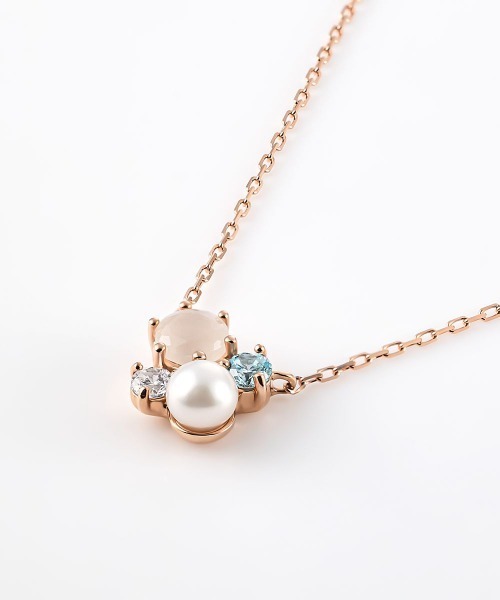店舗良い 6月誕生石】K10ピンクゴールド ネックレス（ネックレス）｜4 アクセサリー