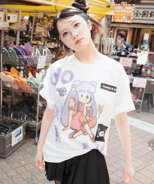 ROYAL FLASH(ロイヤルフラッシュ)の「Guernika/ゲルニカ/らんま1/2 Paint T-shirt / シャンプー(Tシャツ/カットソー・メンズ・ホワイト・L/XL)」の13枚目の写真
