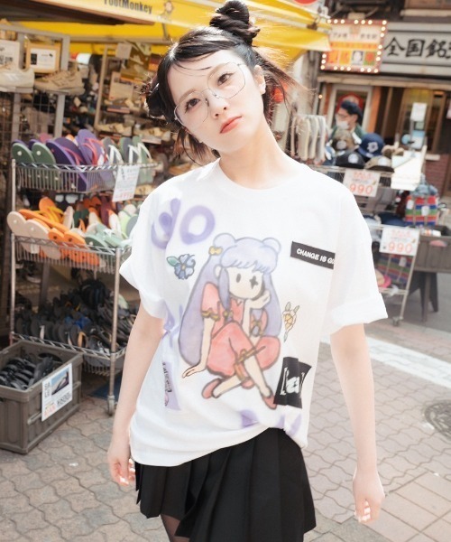  FLASH オーバーサイズ カットソー Tシャツ ロイヤルフラッシュ ROYAL FLASH オーバーサイズ カットソー Tシャツ ロイヤルフラッシュ