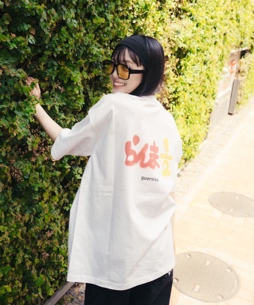 ROYAL FLASH(ロイヤルフラッシュ)の「Guernika/ゲルニカ/らんま1/2 Paint T-shirt / シャンプー(Tシャツ/カットソー・メンズ・ホワイト・L/XL)」の5枚目の写真