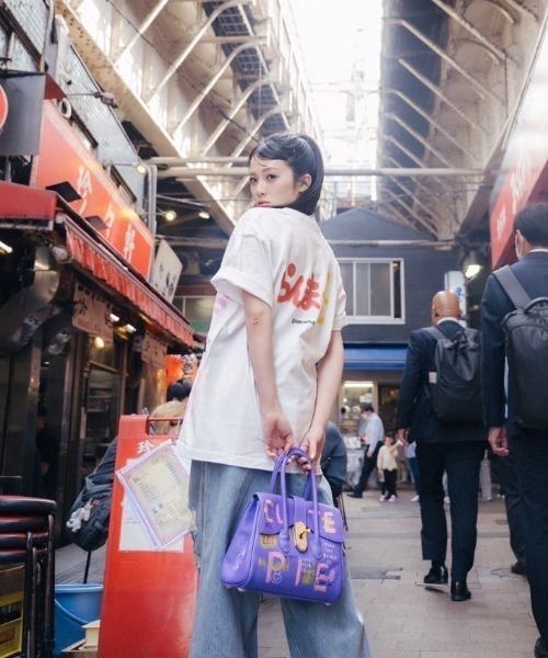 ROYAL FLASH(ロイヤルフラッシュ)の「Guernika/ゲルニカ/らんま1/2 Paint T-shirt / シャンプー(Tシャツ/カットソー・メンズ・ホワイト・L/XL)」の9枚目の写真