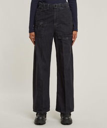 ジースターローカジュアルサイクルパンツ ブラック G-STAR RAW｜ジースター・ロゥのデニムパンツ（ブラック/黒色系